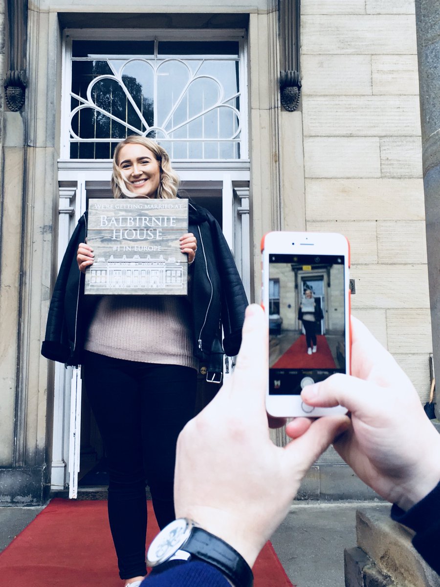 WeddingsBH's tweet photo. A big welcome to all couples who joined the Balbirnie family today, memories made @BalbirnieHouse #Snapthesnapper #Snapthegroom https://t.co/ia8exedovj