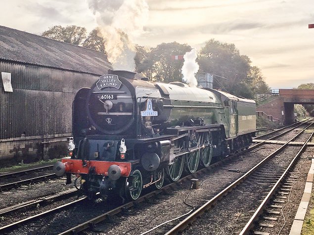 Great to see @60163_Tornado at the @N_V_R during our walk today 🌪🚂 #tornado #nenevalleyrailway