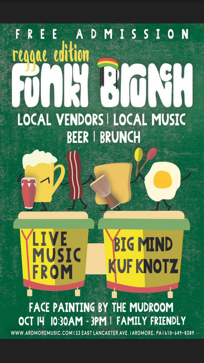 Revolt_Ratchet's tweet photo. Next up is the Funky Brunch which will have live music, food and great vendors!! Mark your calendar because you won’t want to miss it. https://t.co/SwWnQ5Sxrj