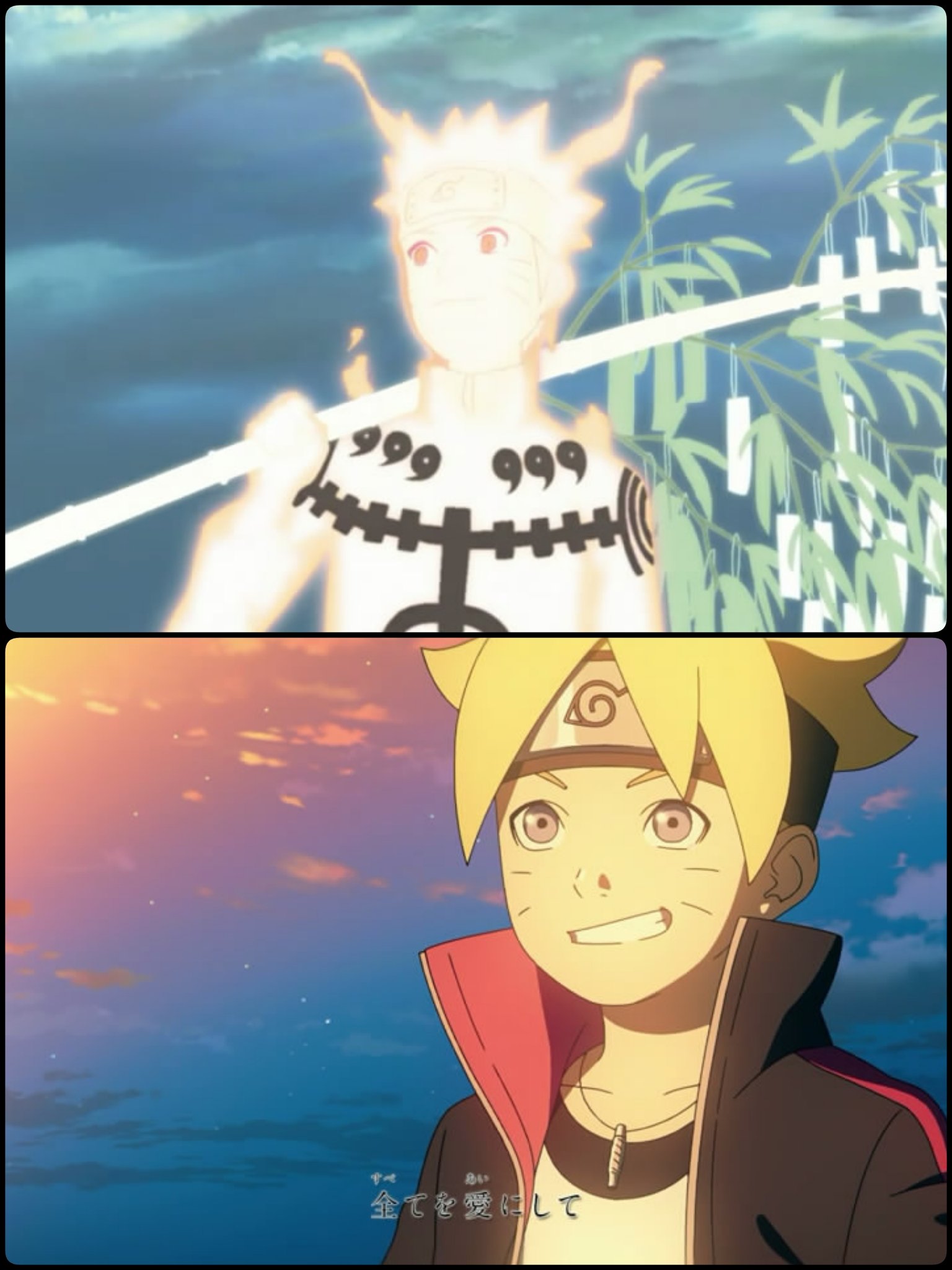 Eds Boruto の新しいopを見た感想 サクラ以外 親世代全員居るね テンテンも入ってるのになぜ親のサクラだけ居ない サラダちゃんの目に映ってるのは何 赤ちゃんは誰 ミツキは大蛇操れるようになるの 分かる人教えてくだだい やっぱ