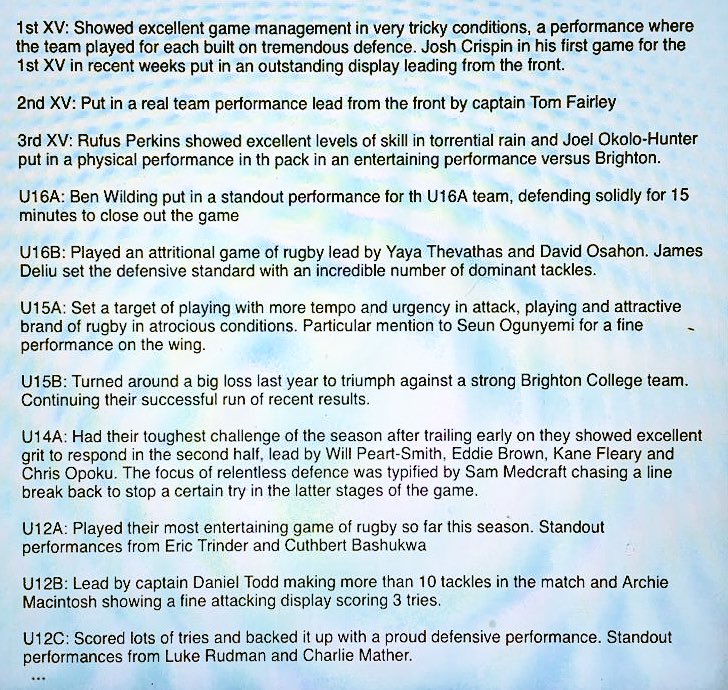 TrinitySchRugby's tweet image. Some excellent performances this week from our teams in tricky conditions! #Development #LessonsLearnt #ProcessFocus