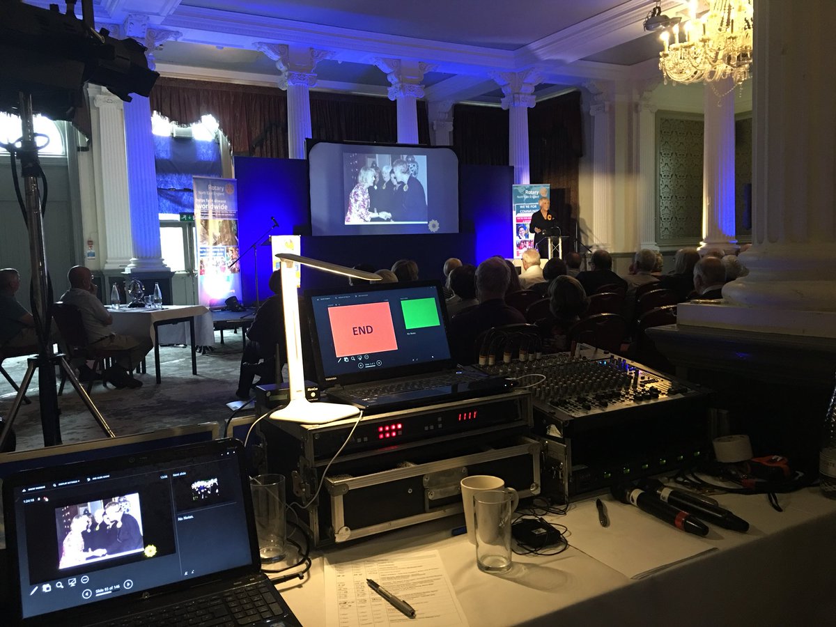 BigMediaCo's tweet photo. @Maj_Harrogate was the venue for @RotaryD1030 2 day conference. A great success and enjoyed providing all audio visual equipment and support. Looking forward to the next one. https://t.co/1e28bTCZnR