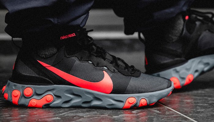 عداد البحرية مشرف Nike React Element 55 Solar Red Plasto Tech Com عداد البحرية مشرف Nike React Element 55 Solar Red Plasto Tech Com