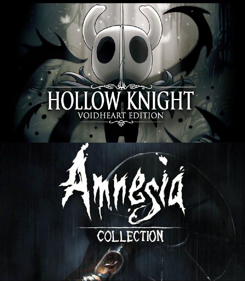 Hollow Knight: Voidheart Edition and Amnesia: Collection on Xbox One! 