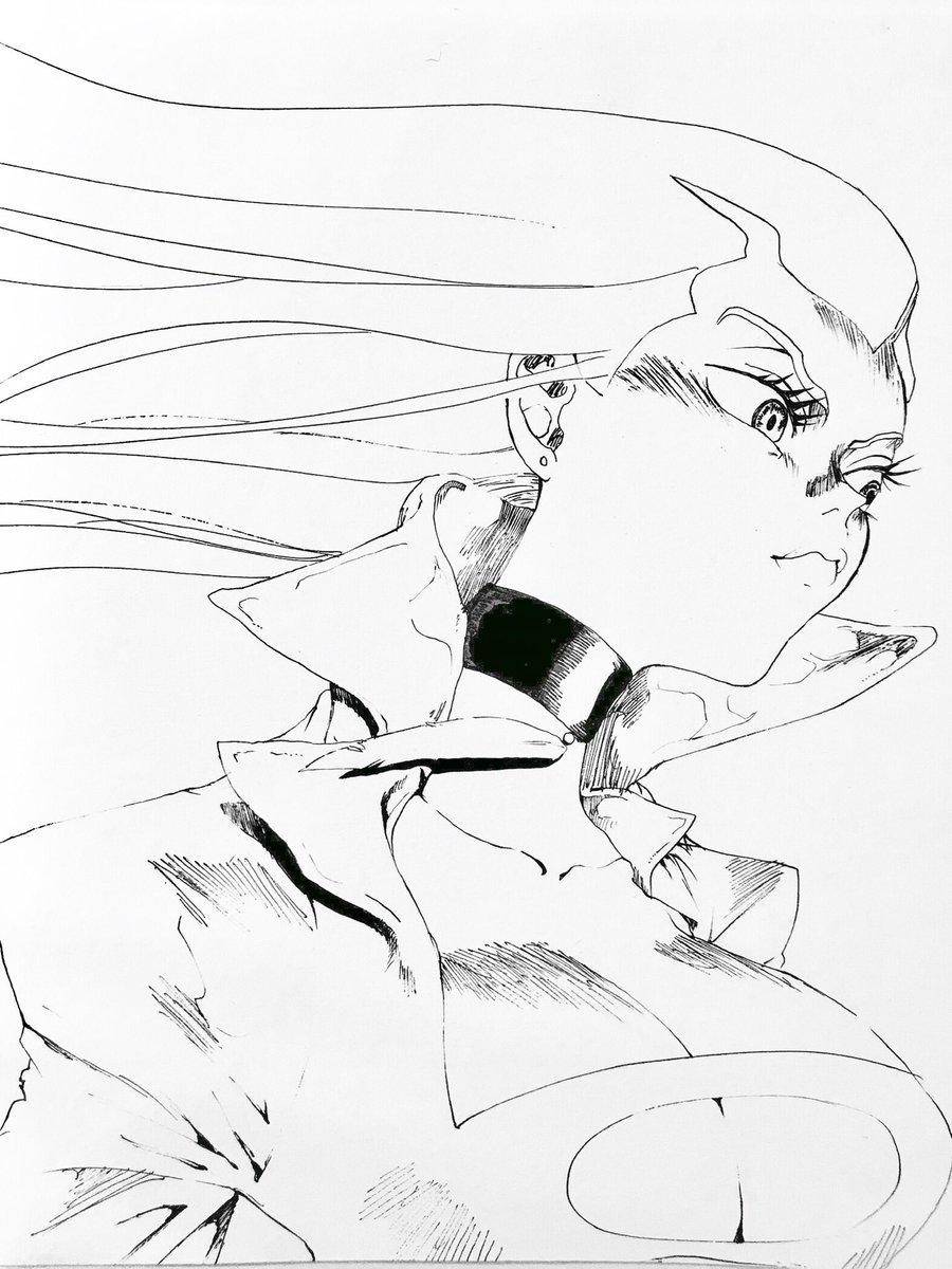 2013.2014の絵を見つけた
アナログはいいな〜
学生時代からずっと漫画にしたくてあがいてたキャラクターなんだけど、これはモンハン主人公に落とし込んだからわりともう満足してる 