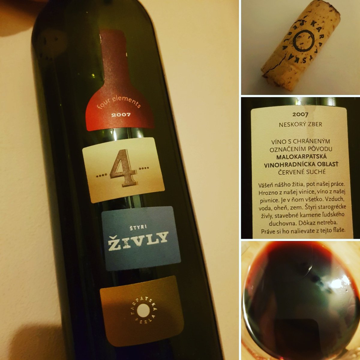 MartinKristek's tweet photo. Red wines needs time! @karpatska_perla 4zivly 2007 #alibernet #cabernetsauvignon #andre #pinotnoir #cuvee #redwine #slovakia #vino #slovensko #four #elements #oldvintage #needs #time #male #karpaty #wineroute #winelover #ostrava #czechrepublic https://t.co/edokezQVKb