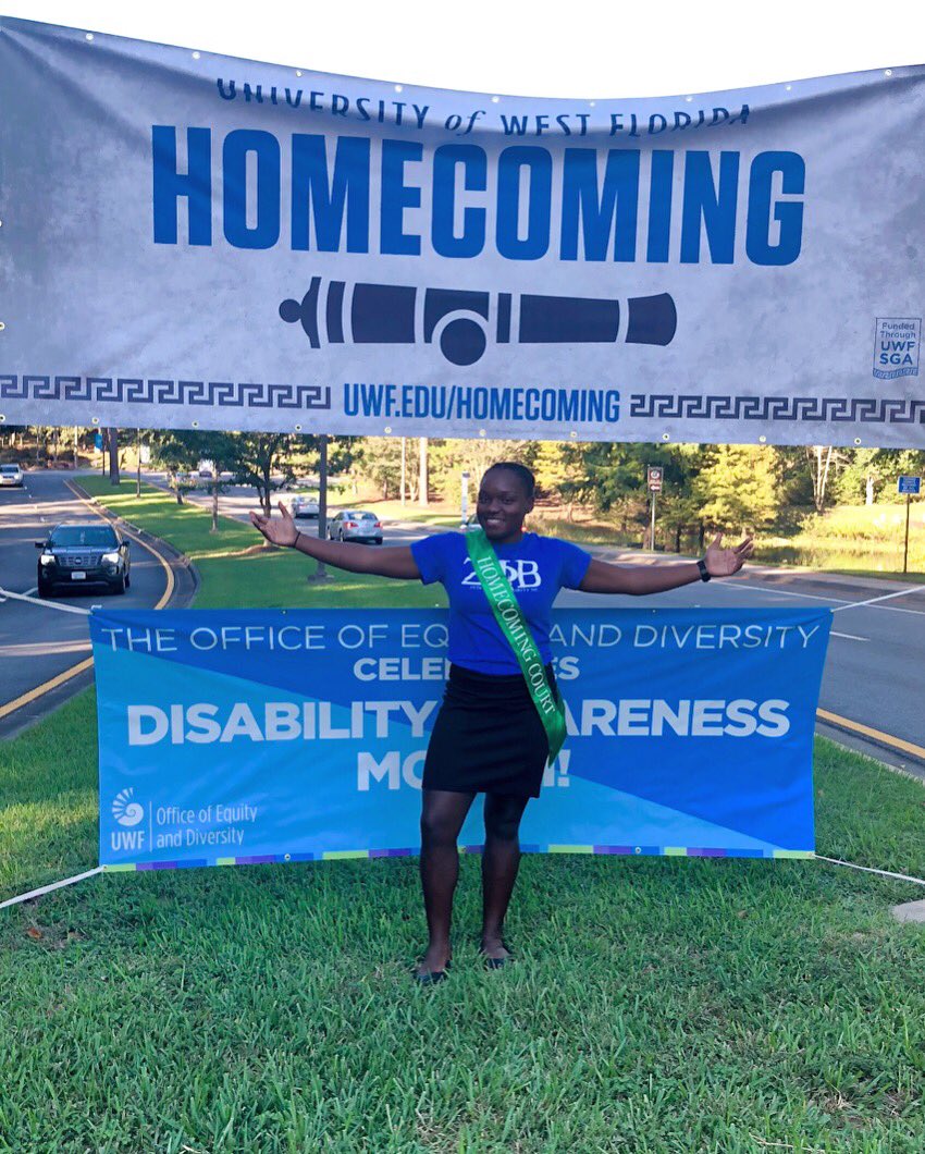 _HaveFaithe's tweet photo. Homecoming is here! I hope to see everyone transforming the campus tomorrow at the Cannon Greens. Let the celebration begin! ππ #UWFHomecoming #KeepinUpWithCourt https://t.co/60AiYmgkCU