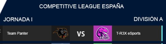 👦CHICOS Y CHICAS 👧

<a href="/CompLeagueESP/">Competitive League Esp🇪🇸</a> Nos a dado la GRAN  oportunidad de participar en su liga!!!!!!
Esta jornada lucharemos por la victoria contra @T_R3X_eSports y daremos todo por la victoria💪💪