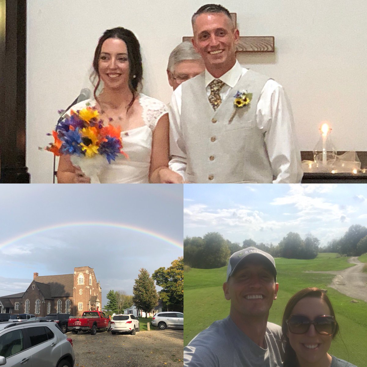 schott_joel's tweet photo. I thank God for her every day! She even played 9 with me the day after the wedding ❤️🙏💪#faith #love #golf #dowork #praywithurpartner https://t.co/UjjSniwEU0