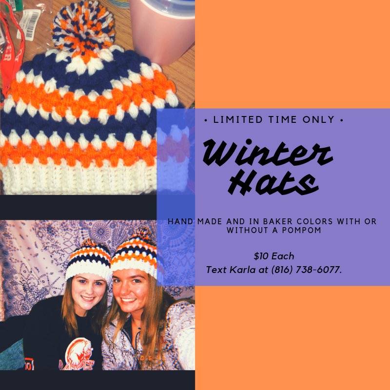 These hats are super cute and super cozy! Text Karla and order one now!