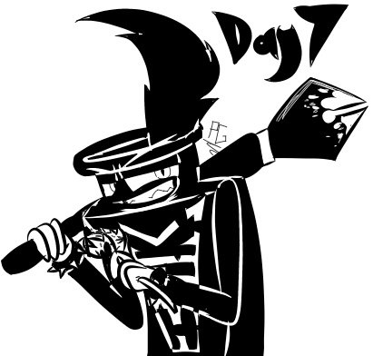viantme's tweet photo. Inktober Day 7, using @xiao_zhu_yuan's "punk" (idk, i see spikes, i assume punk) outfit for Dewey. I just love the outift for some reason ๐ฏ
#BATIM #BendyNightmareRun #Inktober2018day7 https://t.co/NMRURvxS7o