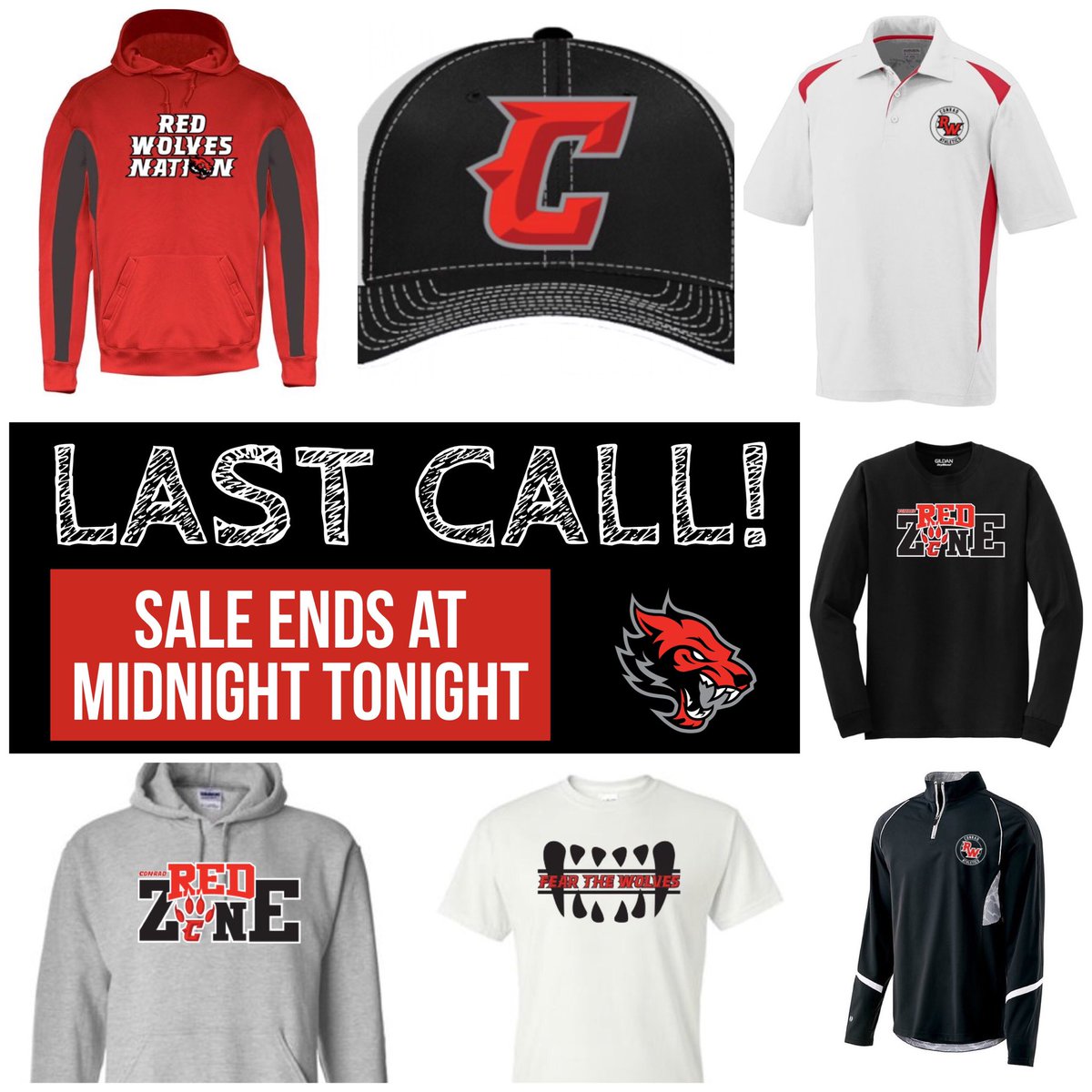 Last chance to order your Conrad Athletics gear! Sale ends at midnight tonight 🕛♥️🐺👇

🖥 cssathletics2ndsale.itemorder.com/sale?read_mess…