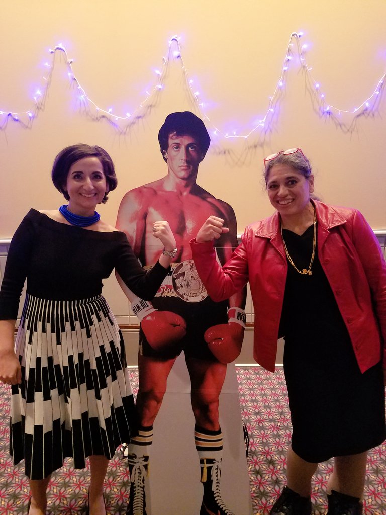 IBD_Afzali's tweet photo. Rocky says knock out #coloncancer
#ACG2018 #WomeninIBD #colonoscopies #colorectalcancer
#OSUIBDCENTER
#GetScreened #ScopyAwards
@AmCollegeGastro https://t.co/nx4yRdUM2H
