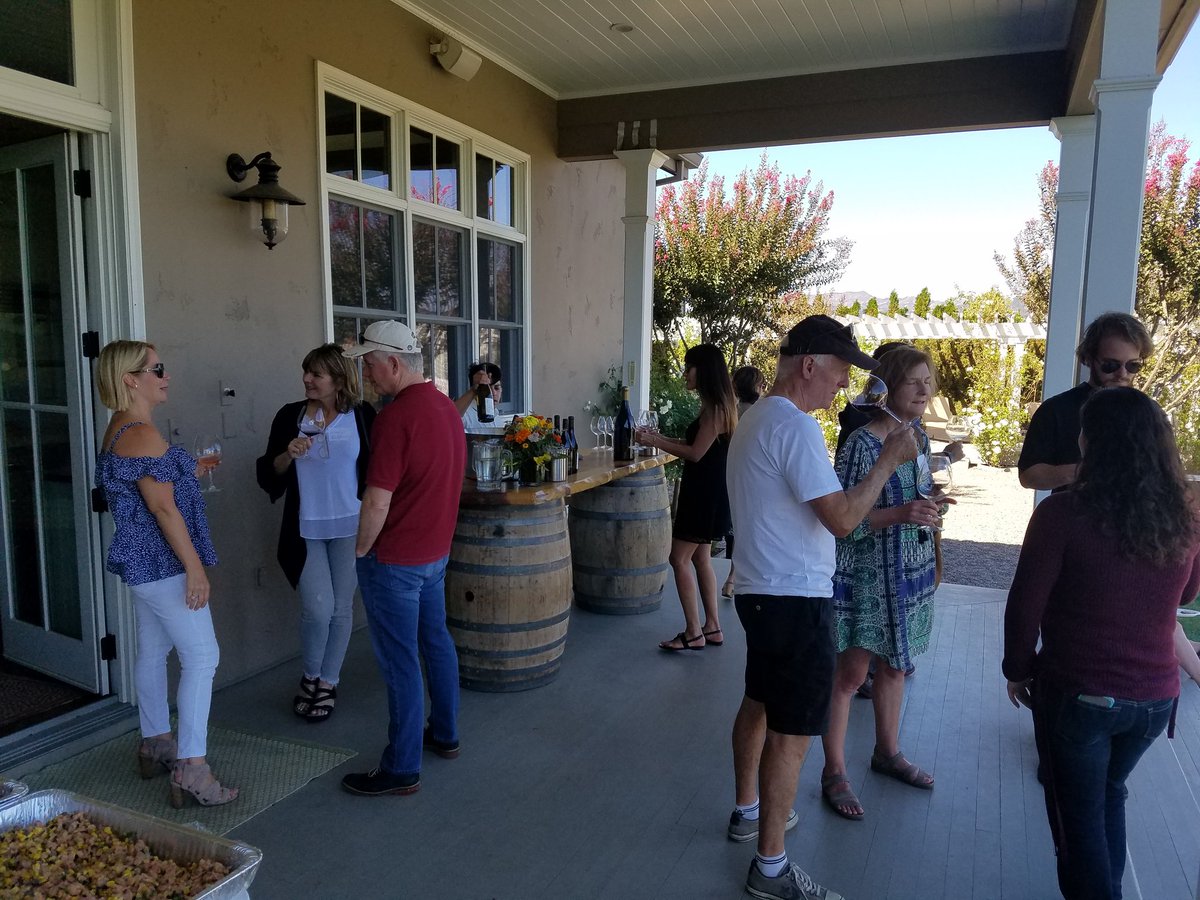 AttuneWines's tweet photo. Thank you to our amazing members for visiting today! #Harvest2018 https://t.co/r7mallRjIP