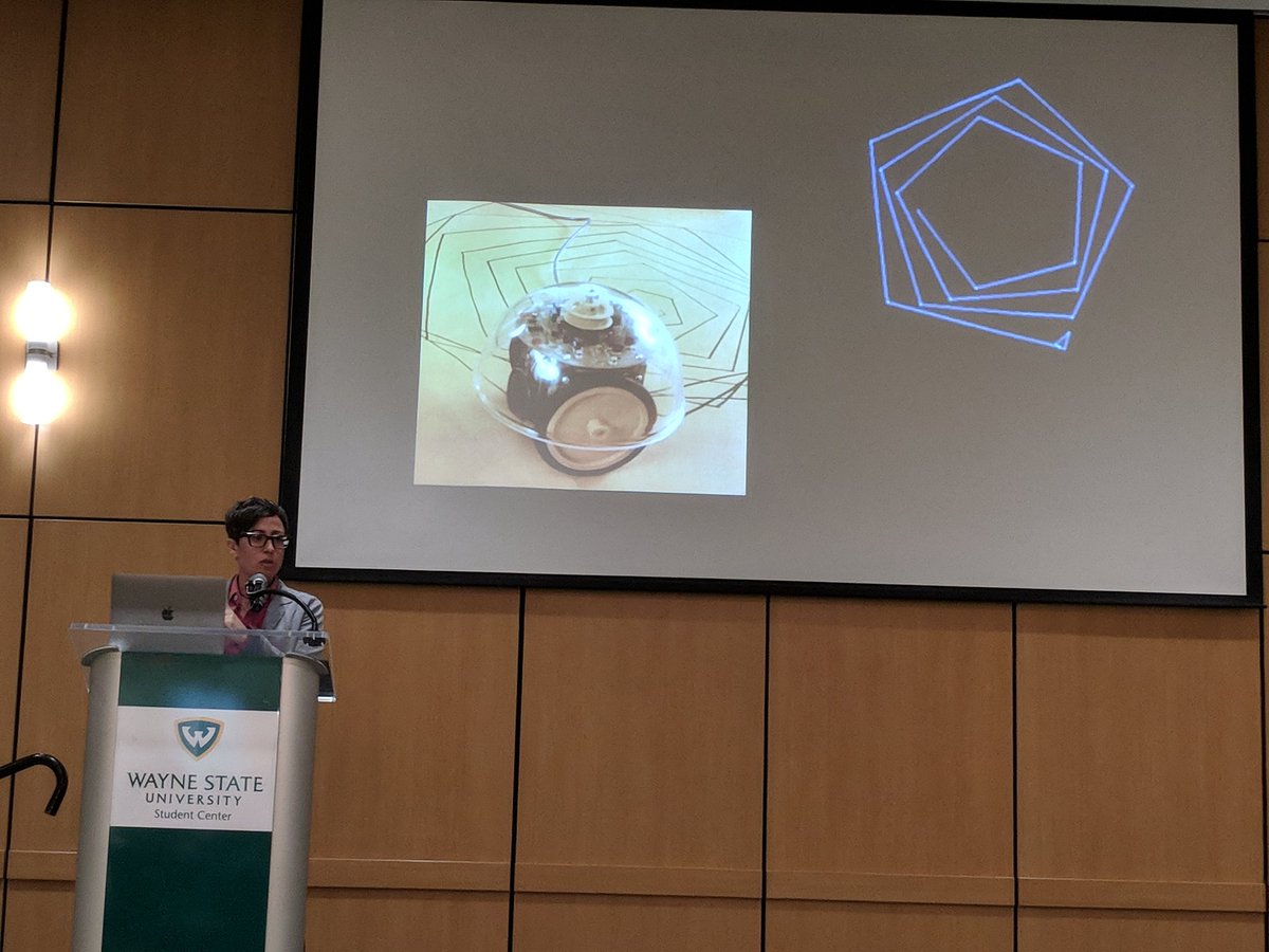 CSforALL's tweet photo. Danielle Feinberg from @pixar shared how she used #Logo turtles in 4th grade #k8cs #CSforAll #csforallsummit #ISTELabNFC https://t.co/wXlbmXRLbj