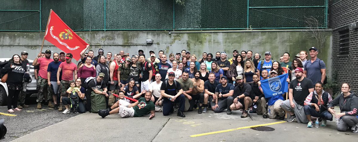 BobbyBurke's tweet photo. 2018 VETHACK Ruck March #VETHACK #VEThackRuckmarch #MarchToEndMilitarySuicide #nypd #20thPrecinct #fdny #engine74 Thank you to all who participated and supported. https://t.co/65qIvGhybo