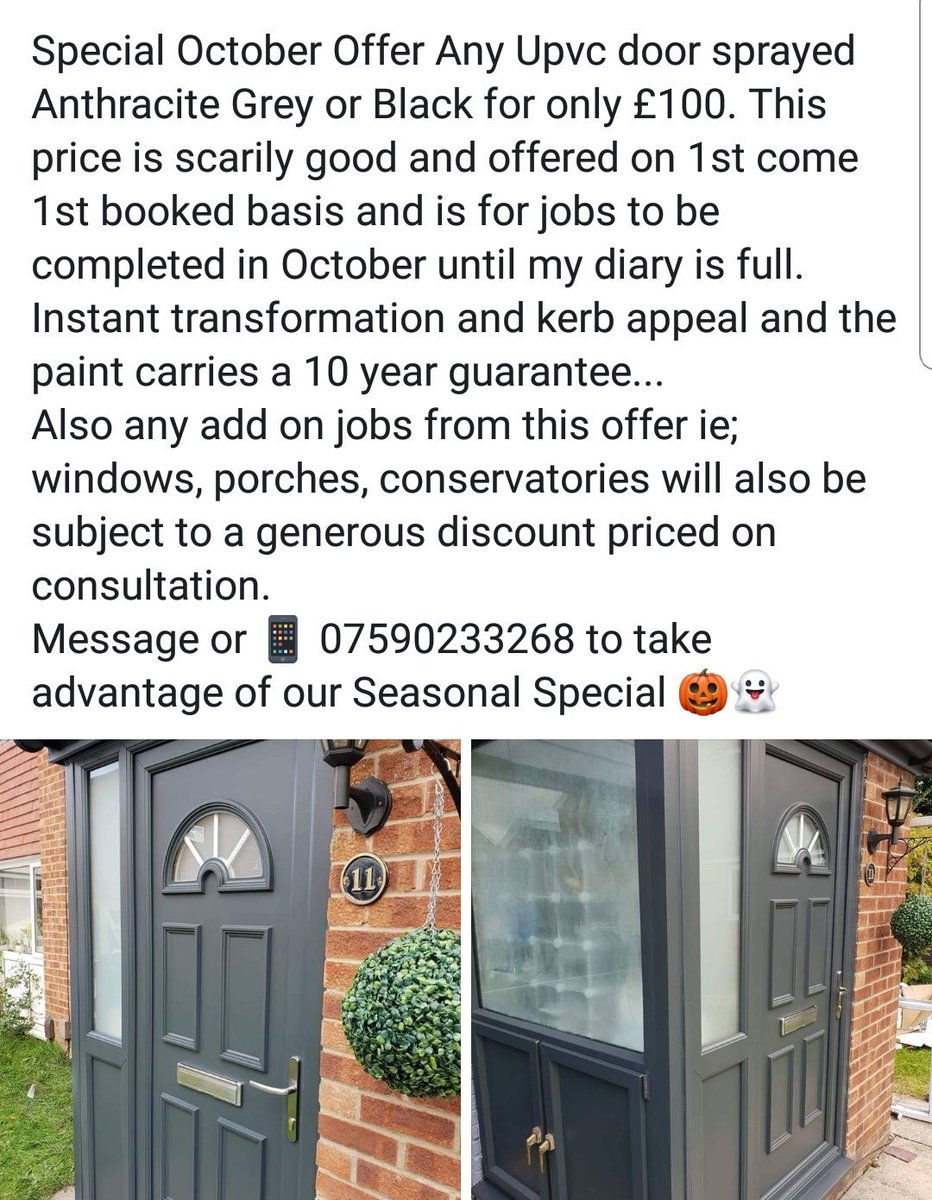 IsprayL's tweet photo. #upvcsprayer #cheshire #trafford #Manchester #renovations #property #transformations #housesale #estateagent #developers #Stockport #doorsprayer https://t.co/ZCm6vduZTJ