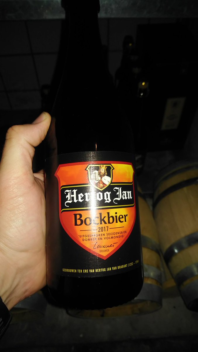 Wie wat bewaard... <a href="/hertogjan_bier/">Hertog Jan</a> #bockbier 2017