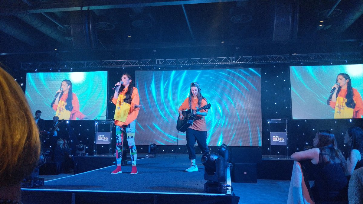 Mia Carragher and Deana Walmsley are proving that Liverpool's musical reputation is very well deserved ♥️ #LplRetail18