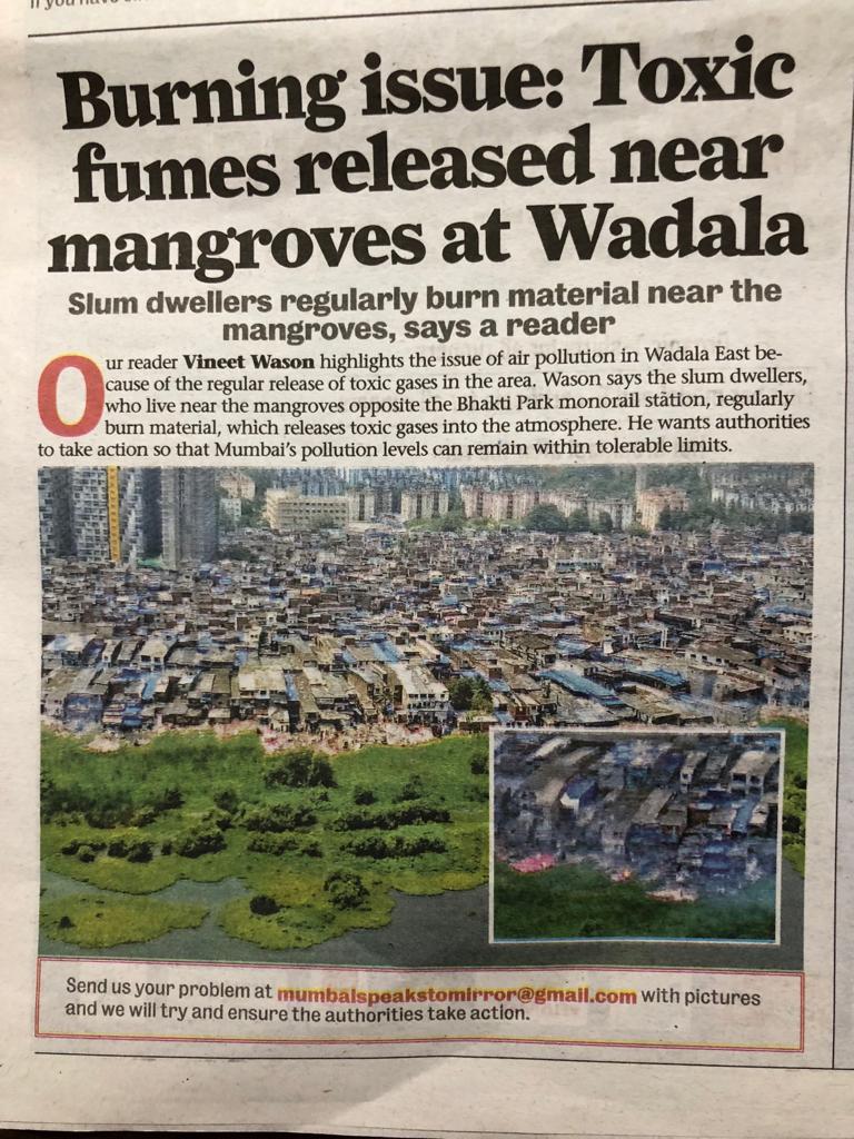 AleeshaGupta's tweet photo. @MumbaiMirror on Oct 4th u had published this story. I would like to highlight that this is still happening and some action needs to be taken bout it. @RidlrMUM @MumbaiPolice the garbage burns day and night. Hope it's not killing of Mangroves. https://t.co/1dV57Ifjsh