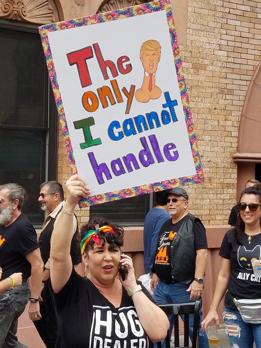 raymondpsimon's tweet photo. Sign seen at #phillyoutfest. https://t.co/1yspZ3RewE