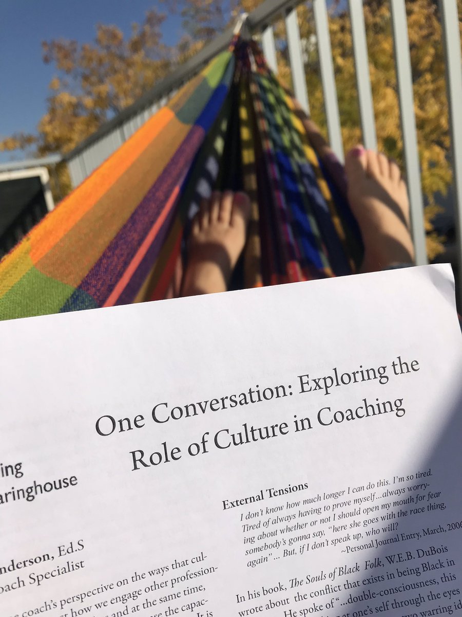 lizhaske's tweet photo. Homework in a hammock...kicking off the last #coaching course for my certificate program. #TeacherPD https://t.co/sWZ6T6vKKr