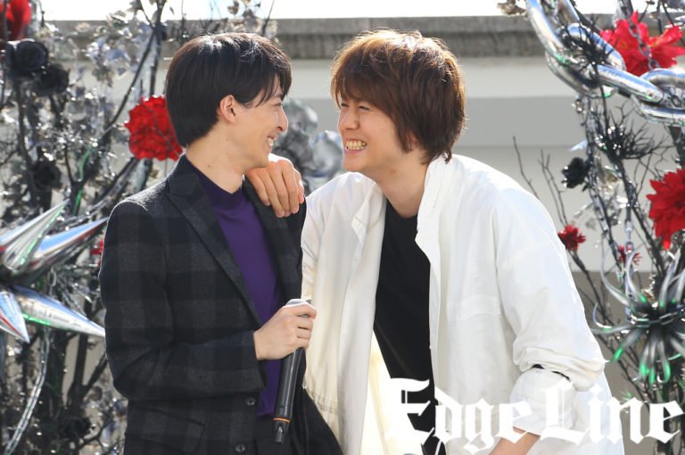TeamTakasugi's tweet photo. 181006 Metal Macbeth (disc 3) Special Talk Event

@MahiroTakasugi_ and Kenji Urai sang The Longest Night is So Long 『明けない夜はSO LONG』.

#高杉真宙 #TakasugiMahiro #浦井健治 #UraiKenji #柳下大 #TomoYanagishita #メタルマクベス #MetalMacbeth https://t.co/VfLw4HGUNU