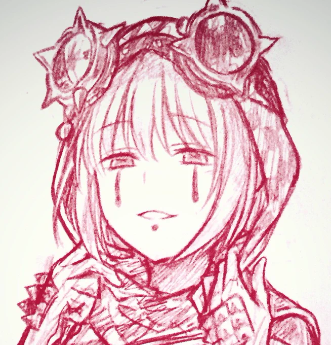 なんか衝動で赤ずきんトレイシーちゃん描きました!
アナログなので画質悪いの許してください…

#identityVイラスト #IdentityV
#第五人格 #第五人格イラスト 