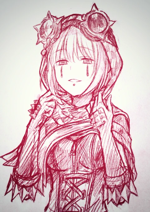 なんか衝動で赤ずきんトレイシーちゃん描きました!
アナログなので画質悪いの許してください…

#identityVイラスト #IdentityV
#第五人格 #第五人格イラスト 