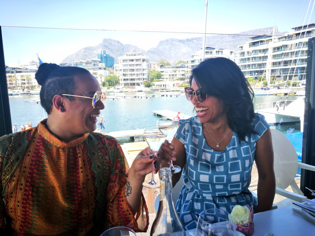 AnnasDumpling's tweet photo. Sunday's are meant to be spent in the sun &amp; what better way to celebrate the return of summer @VistaMarinaCPT you are a special gem. Thanks for spoiling us! #VistaStyle #InCapeTown #sushisubday #cocktails🍹 #delicousfood #exlorecapetown #foodiegasm #meetSouthAfrica #mysouthafrica https://t.co/ajKKcgdWrr