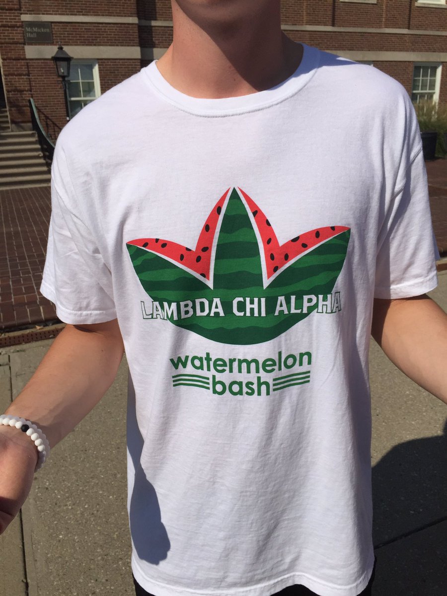 KurtReiber's tweet photo. Before the #Mayhem of @LambdaChiUC #WatermelonBash Thanks for your ongoing support of @FreestoreFB & @FeedingAmerica https://t.co/zfQ1dVvKzx