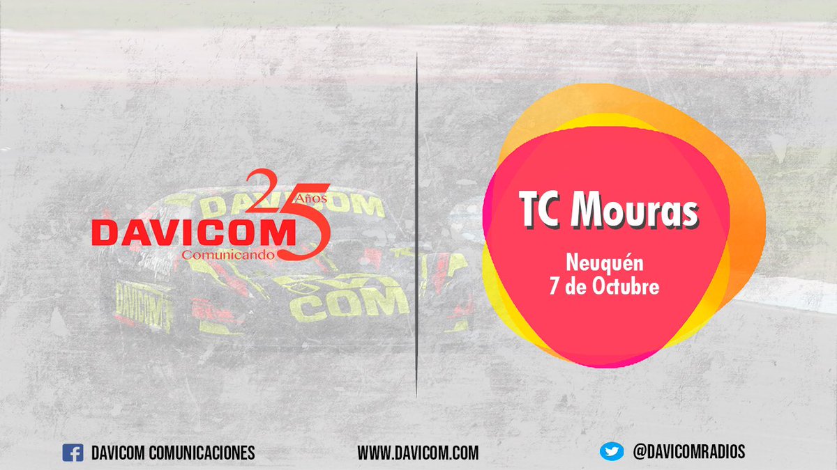 Davicomradios's tweet photo. 🏆 Termino una nueva final del #TCMouras.
Davicom Racing siempre comunicando a la organización y sus pilotos @actcargentina https://t.co/8yg7w8W3M7