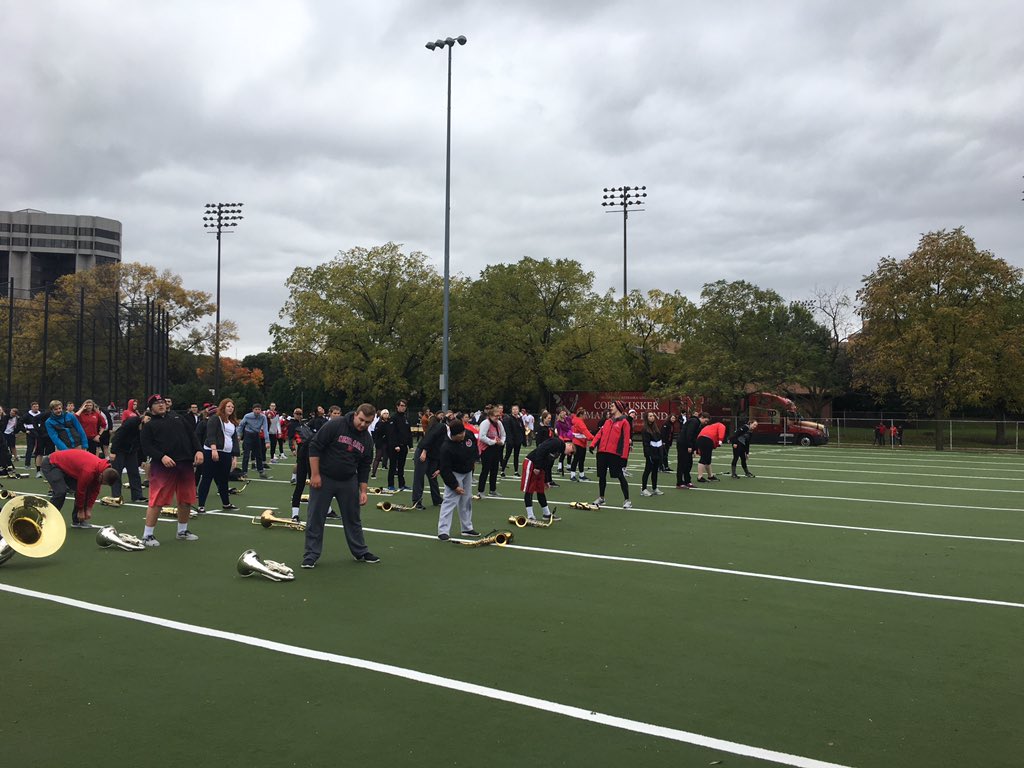 DougBush2's tweet photo. Some pics from the CMB’s visit to Madison yesterday. @UNLBands #CMB2Madison https://t.co/kAG6N0i82o