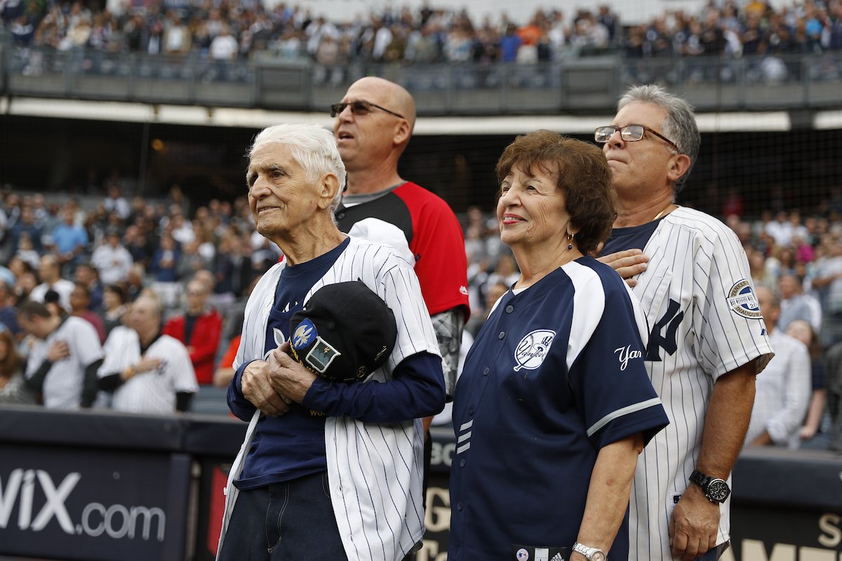 CombatWVA's tweet photo. On september 23rd 2018, #WWlIVeteran, was honored by the #cwva and the @Yankees .
We are so happy you had a good time!
Thank you for your service!
Please show your appreciation with a like/comment!
#supportourveterans
#WWllVeteran
#SupportOurTroops https://t.co/ok5Vtig21I
