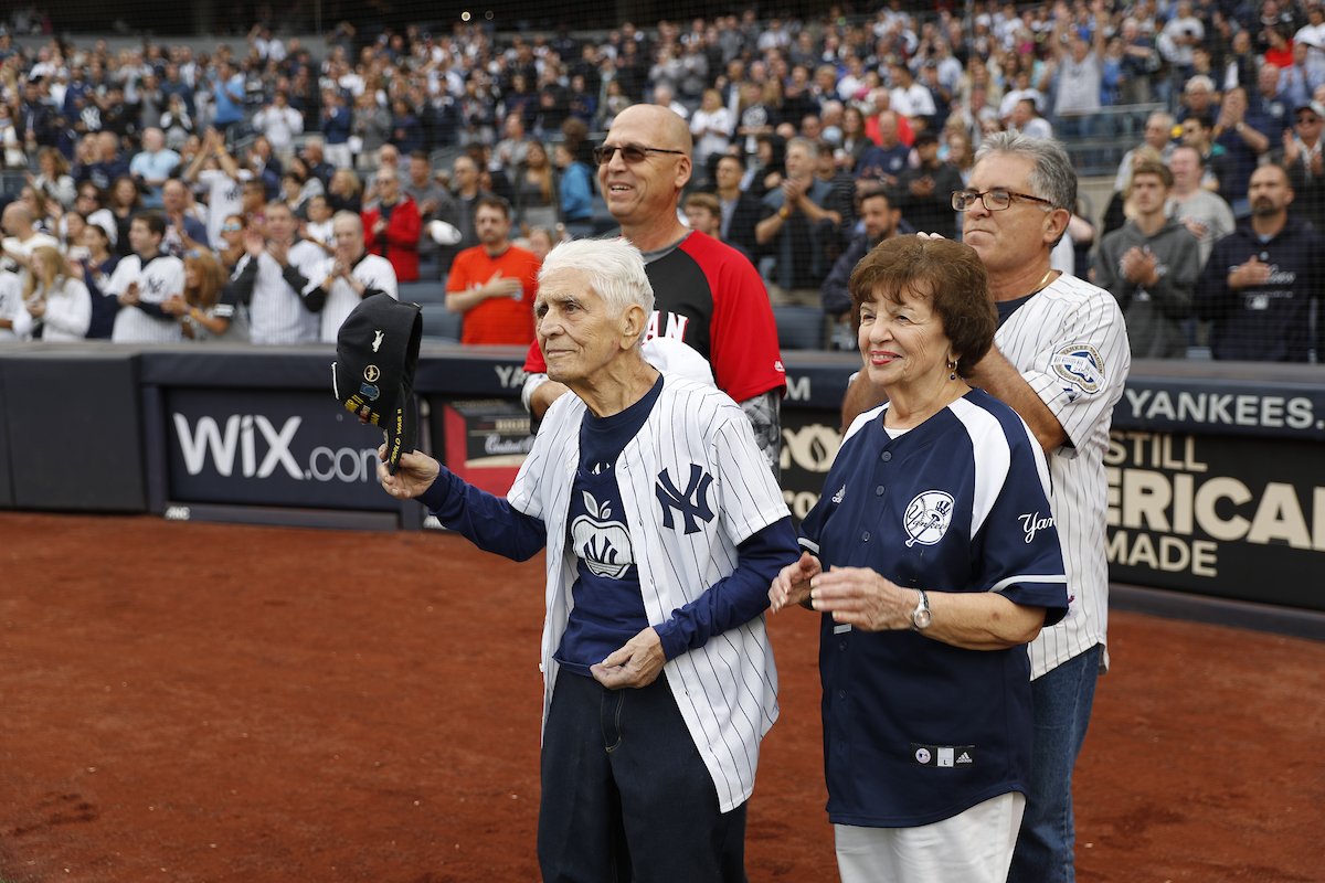 CombatWVA's tweet photo. On september 23rd 2018, #WWlIVeteran, was honored by the #cwva and the @Yankees .
We are so happy you had a good time!
Thank you for your service!
Please show your appreciation with a like/comment!
#supportourveterans
#WWllVeteran
#SupportOurTroops https://t.co/ok5Vtig21I
