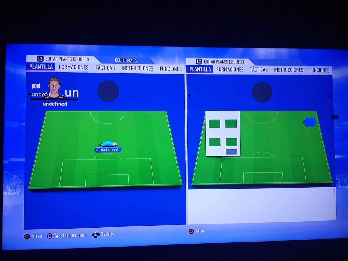 PESfaan's tweet photo. @EASPORTSEsp me podrian ayudar estoy en modo carrera y al intentar hacer la alineacion siempre esta asi, aun que pase el caledario o reinicie la play no cambia, no puedo hacer cambios ni nada, si es un bug podrian arreglarlo, gracias https://t.co/ENYS9Z6Cft