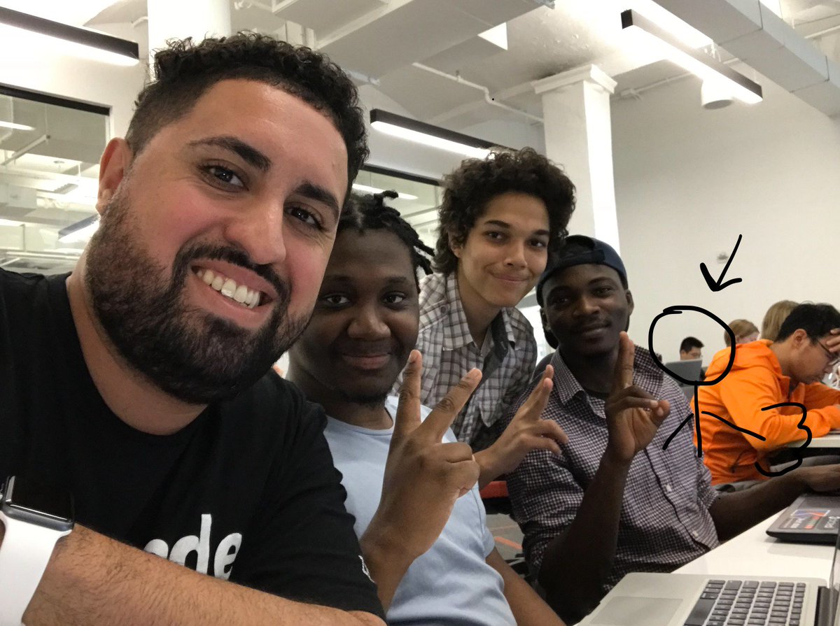 heriberto_codes's tweet photo. A little weekend code with some of the @TheKnowledgeHou West Farm && Washington Heights B2T students @galvanize #BronxTech https://t.co/IrVMTo44mq