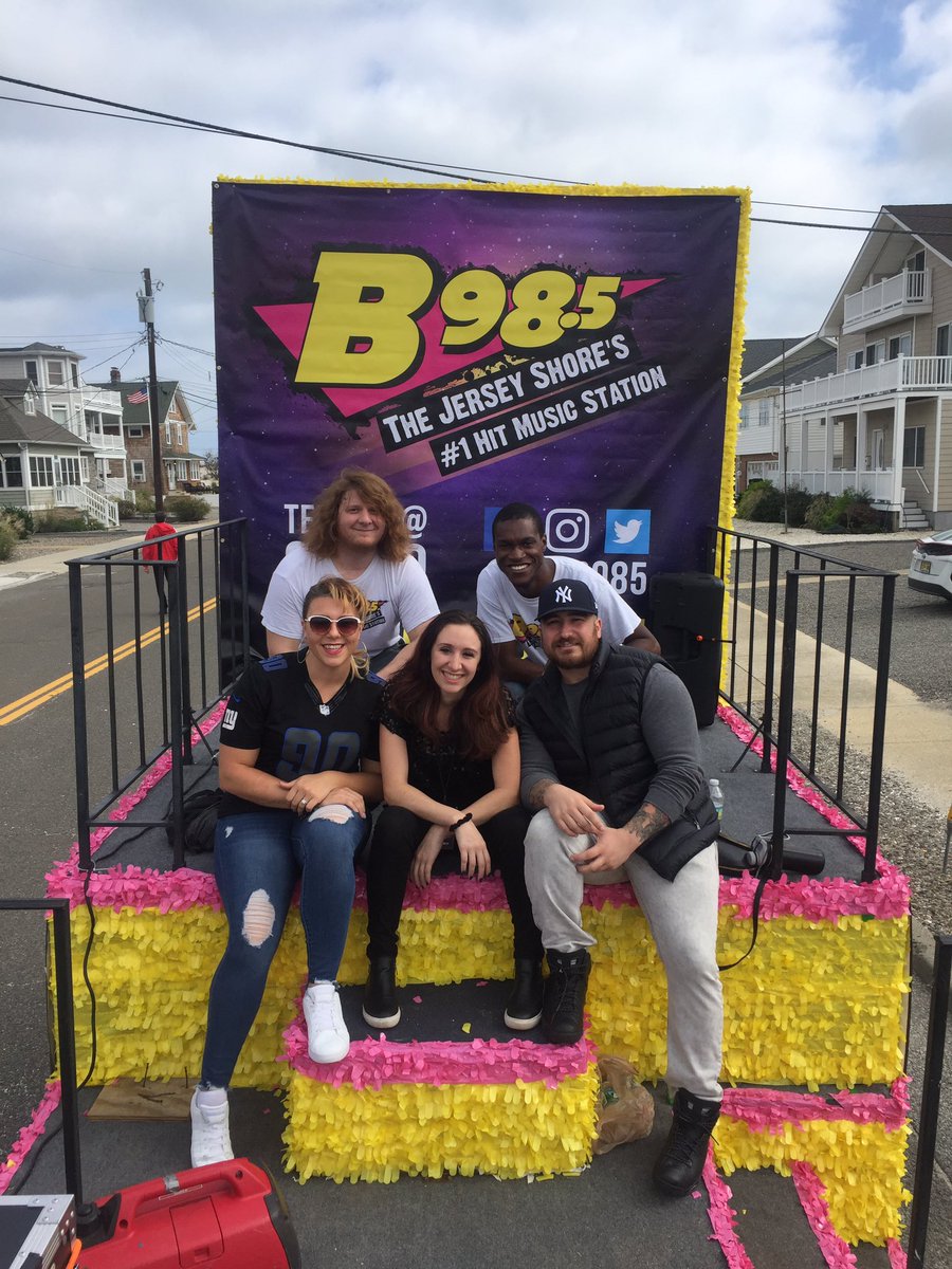 B98 5 The B Team Is Ready For The Seasidehgtsnj Columbus Day Parade