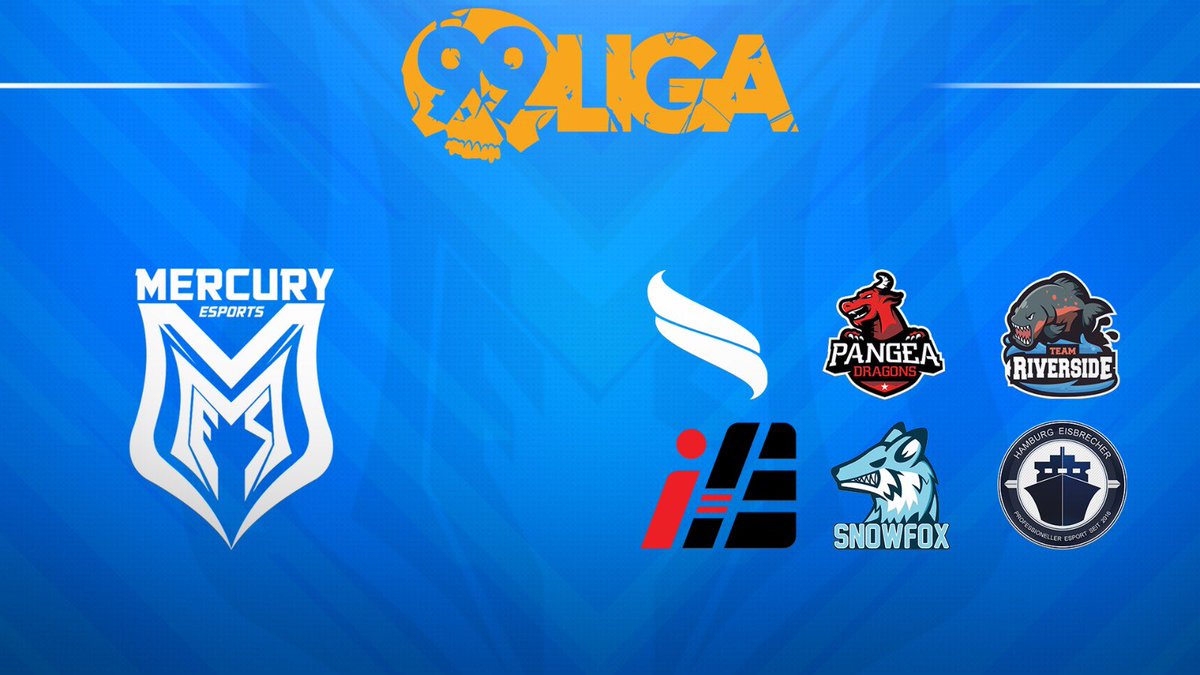 MERCURYesports's tweet photo. [#CSGO]

Unser Gruppe für die 10. Season der @99DAMAGEde Liga steht fest.

@SnowFoxorg, @pangea_dragons, @_TeamRiverside, @HHEISBRECHER, @evillegaming, #HNL &amp; @Incurved.

Wir freuen uns auf eine spannende Season und wünschen allen Teams viel Erfolg🍀

#UnitedinBlue https://t.co/E2OpSbvuhV