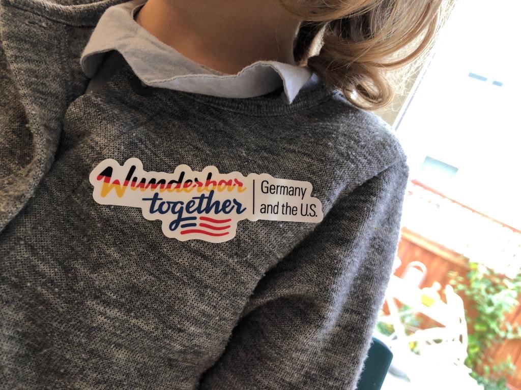 Youngest ambassador for the German American Friendship #WunderbarTogether