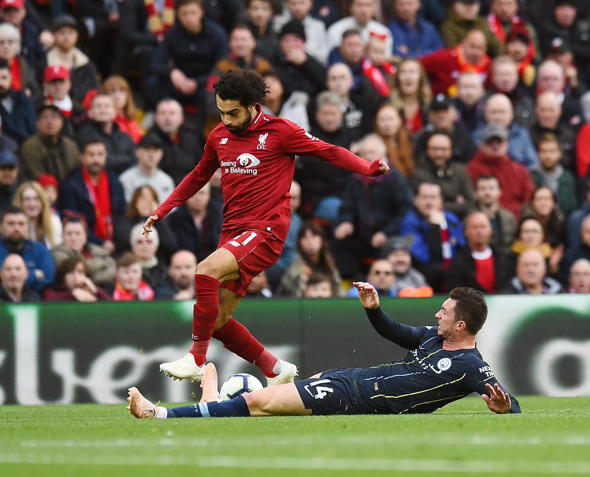 premierleague's tweet photo. For the first time in #PL history, Man City left Anfield with a clean sheet

#LIVMCI https://t.co/s6KkpMkZtq