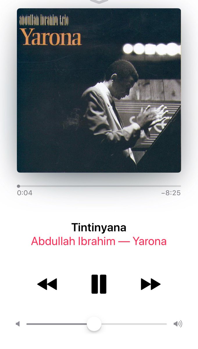 Tonight baba #AbdullahIbrahim is in my mind and thoughts. This country has had such blessings. He is the best of the blessings we have received musically in this lifetime. 

We send love, appreciation and total respect to a true, indisputable and irreplaceable legend! #Tintinyana