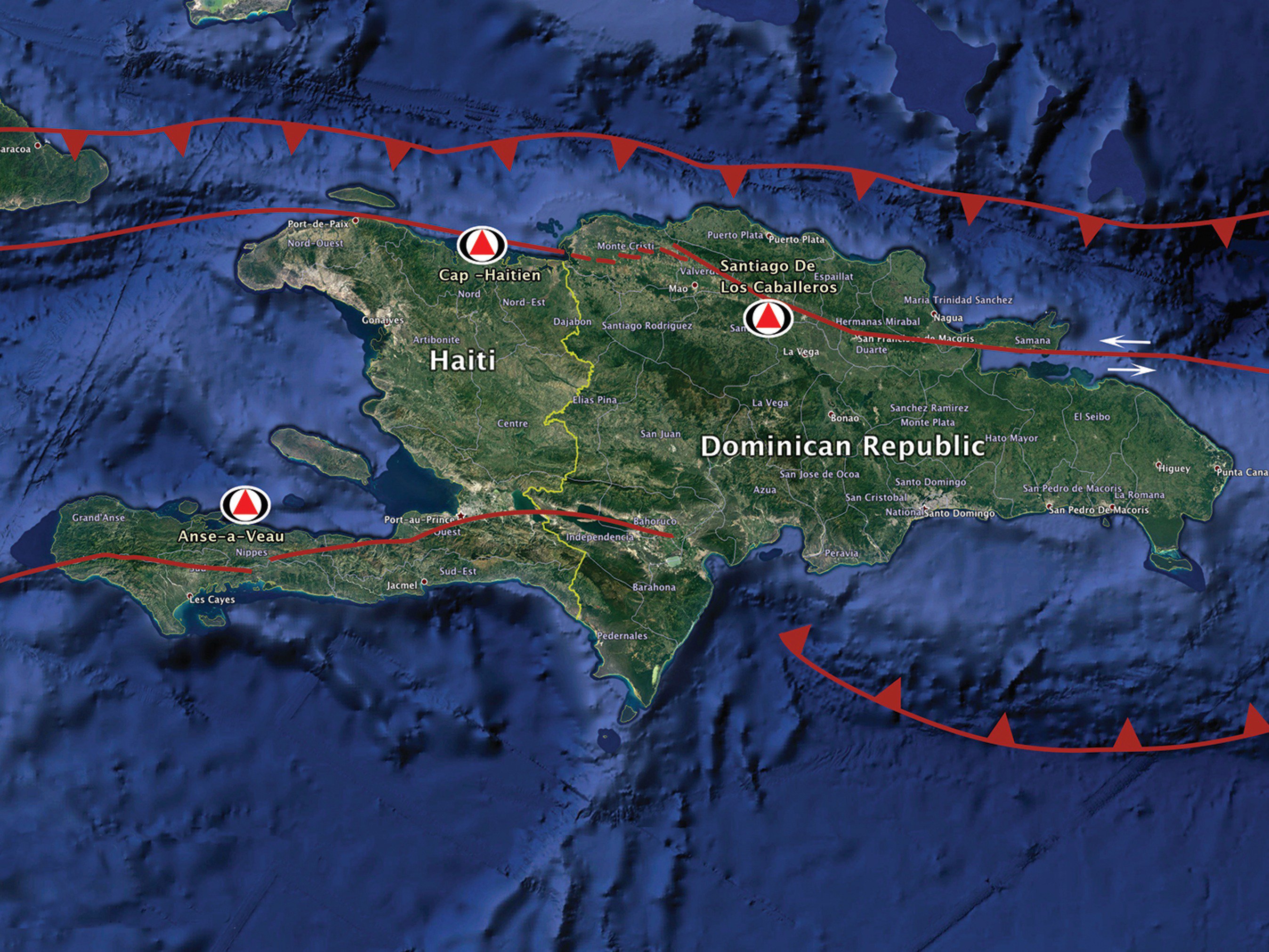 Anse A Veau Haiti Map Geohazards International On Twitter: "Map Showing Major #Haiti  #Earthquakefaults. The October 6 M5.9 #Earthquake Epicenter Was On Nw  Coast. Geohazards International's Haiti Staff Is Safe. They're In  #Caphaitien + Anse-A-Veau. Https://T.co/Vl8Nqbk3Fp" /