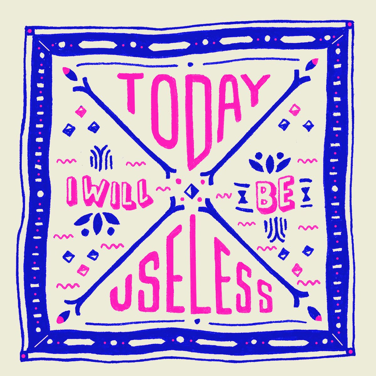 edayIsmail's tweet photo. “Today I will be useless” Inktober Day 7 #inktober2018 #inktobermv #inked  #handlettering #typography #typespire #typism #typematters https://t.co/DShnQtIy05