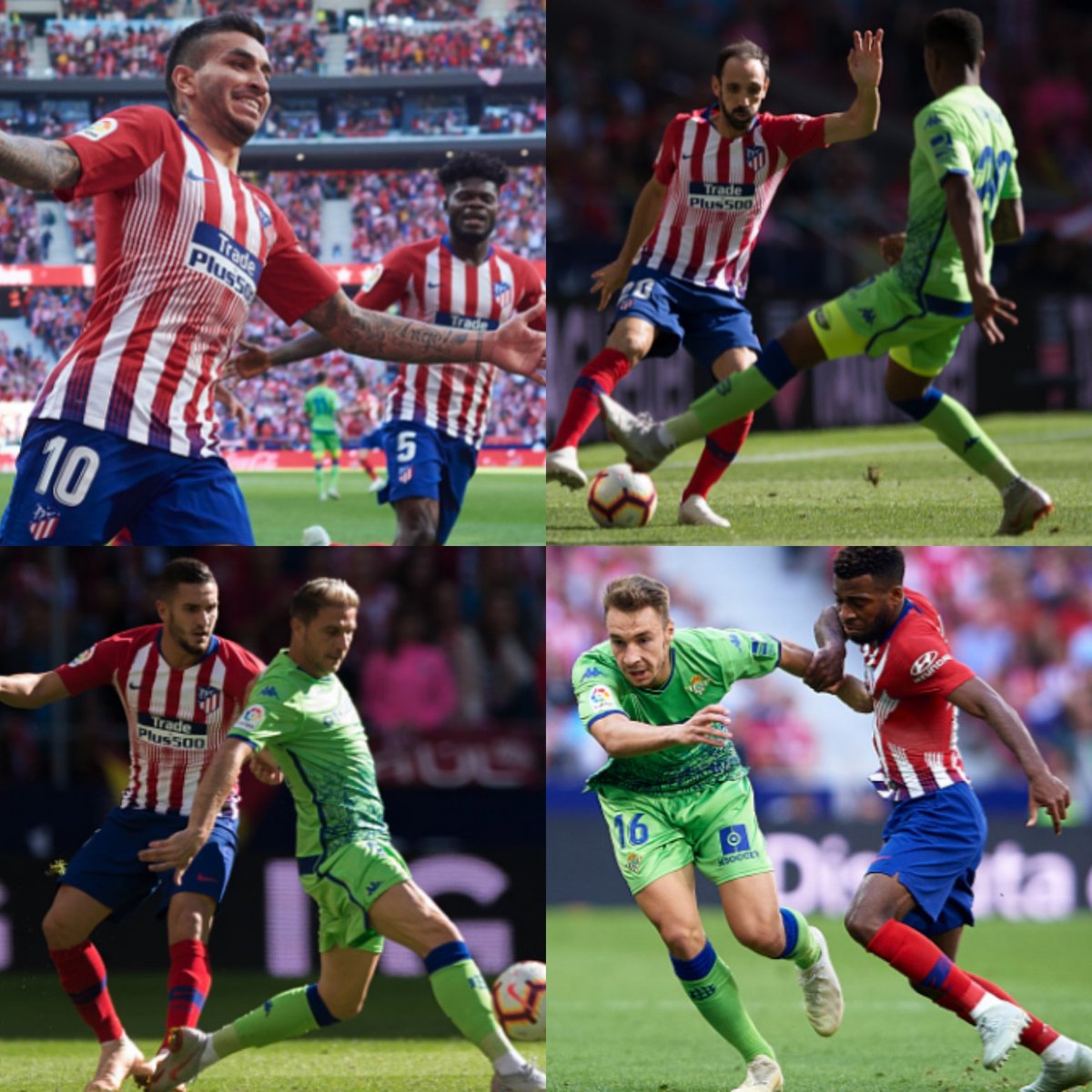 teamfanatletico's tweet photo. Victoire 1-0 de l'équipe. Angel Correa buteur des colchoneros 🔴⚪. On est pour l'instant 1er du championnat. #teamatleti #aupaatleti #atleti https://t.co/oGvBsfVu3g