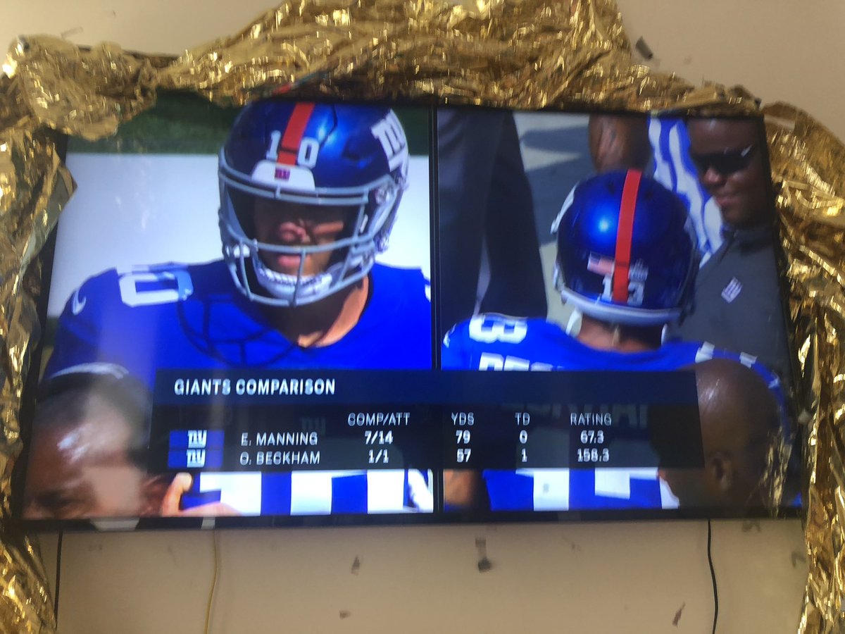 IAMJALENJAMES's tweet photo. I think we all know who should be starting quarterback for the @Giants
🤣 🤣 🤣 the one with the perfect 158.3 #QBrating ‼️ just playing but that was a great pass tho! 💪🏾 https://t.co/sfqhcKG3Ni