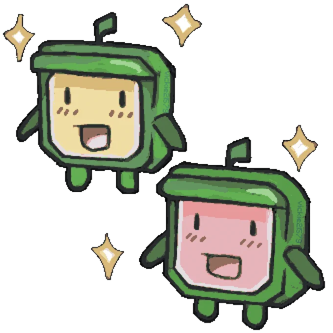 I made the full set of Pachimari Odyssey stickers   #Pachimari 