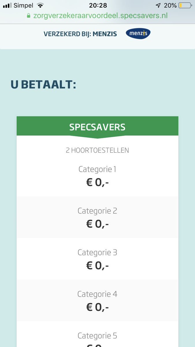 natasmuller1's tweet image. @SpecsaversNL trapt af... “uw eigen risico verbruikt, dan is dit de tijd uw hoorapparaat aan te schaffen”..... wat vindt u hiervan @cz_nl @VGZ @Menzis @ZilverenKruis ? Reclame maken voor een product wat via uw bedrijf betaald wordt en doen alsof het gratis is. #actiefysio