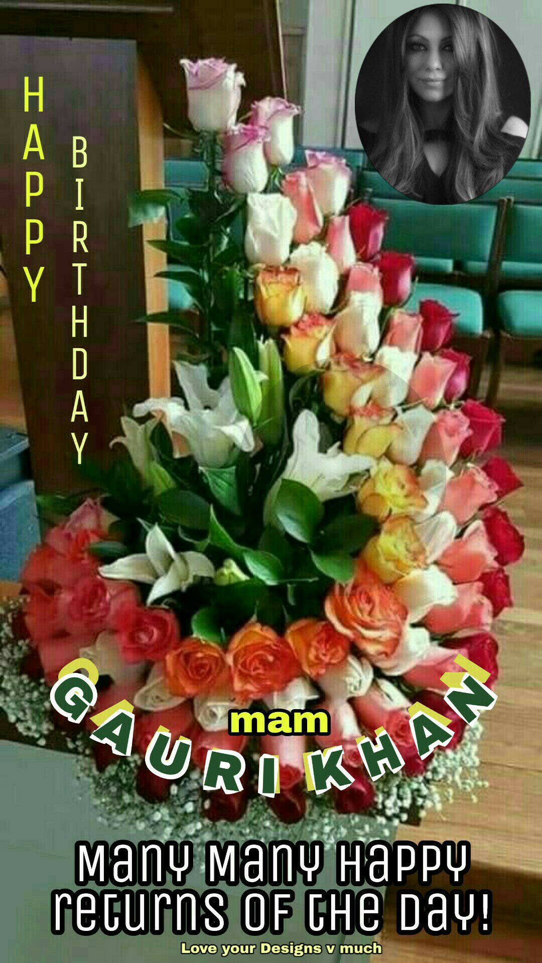 Happy Birthday! Many Many Happy returns of the Day Gauri Khan Mam  