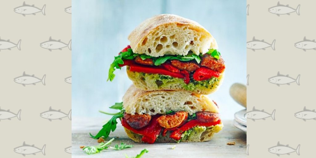 funkychefs's tweet photo. Ultimate chorizo ciabatta.
Crusty ciabatta, spicy chorizo, a generous dollop of pesto and sweet roasted peppers make a moreish combination. Serve warm for a quick supper you'll really enjoy. https://t.co/HfvqPLQQzR

#cook #recipe #kitchen #foodie #foodtruck #gadget https://t.co/BP5iIH4922